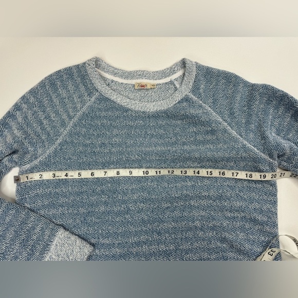 Faherty Whitewater Bells Crewneck Organic Cotton Blend Sweater Medium - Picture 6 of 12